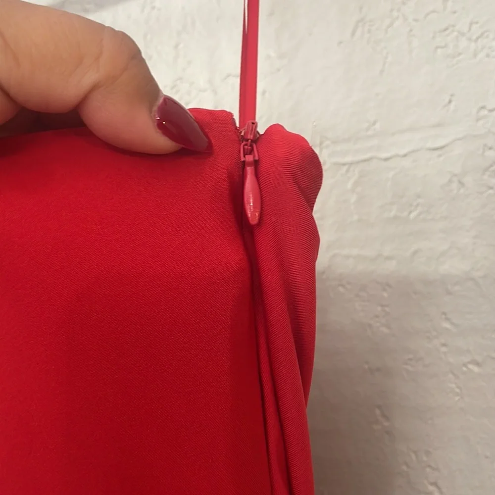 NWT Remi x Revolve Gigi Maxi One Shoulder Dress in Cherry Red Size 2X_10